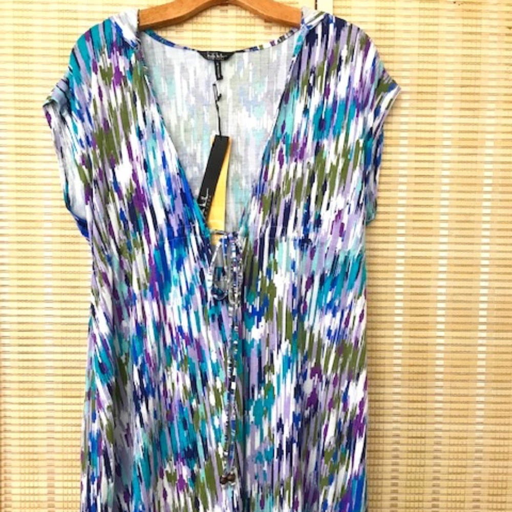 Nicole Miller Beach Cover-Up Dress with S